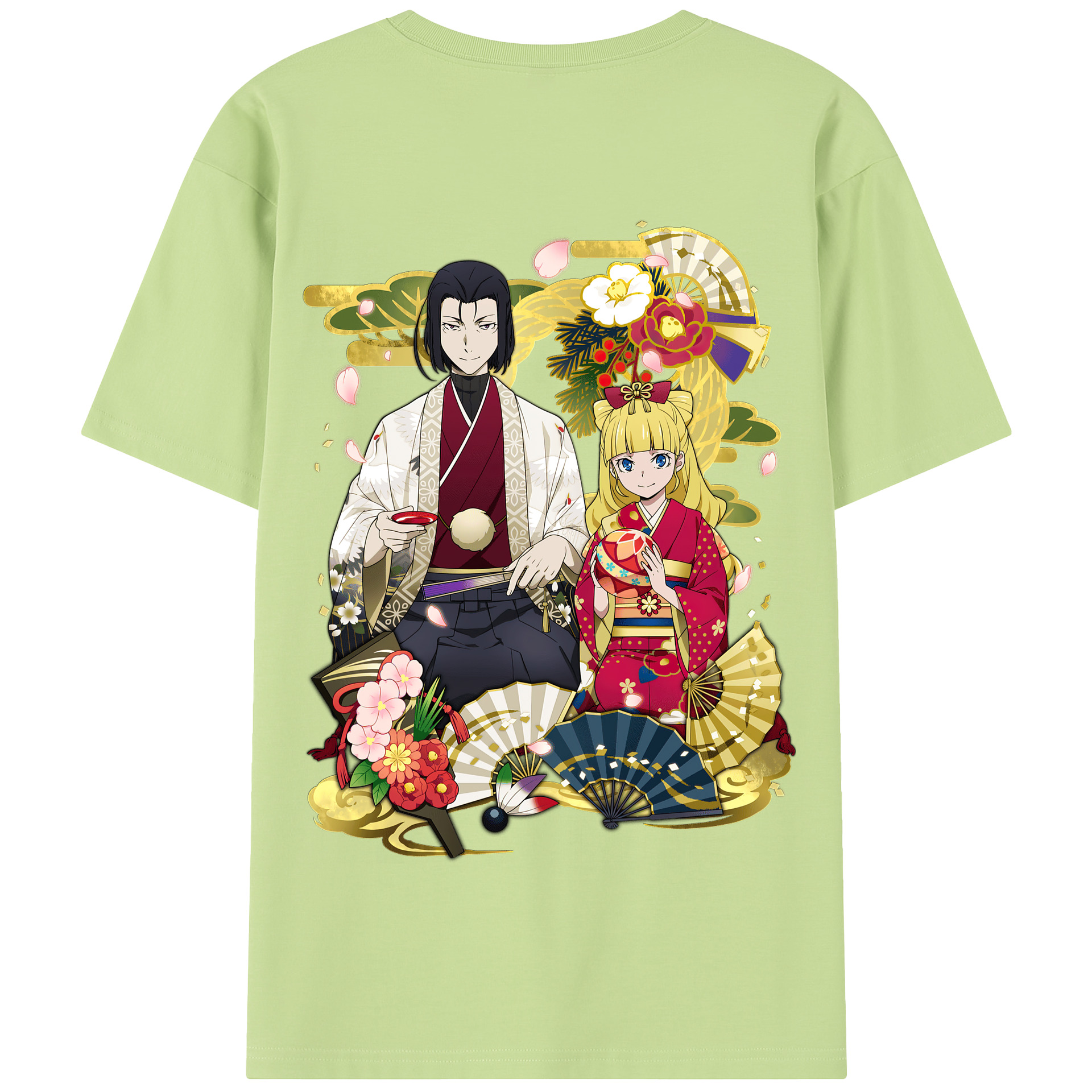 （画像用） 文豪ストレイドッグス Bungo Stray Dogs 綿100％半袖Tシャツ（背面プリント）